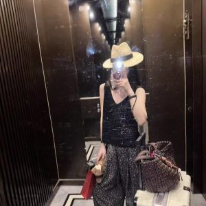 Women's Floral Wide-Leg Drawstring Pants Summer Loose Casual